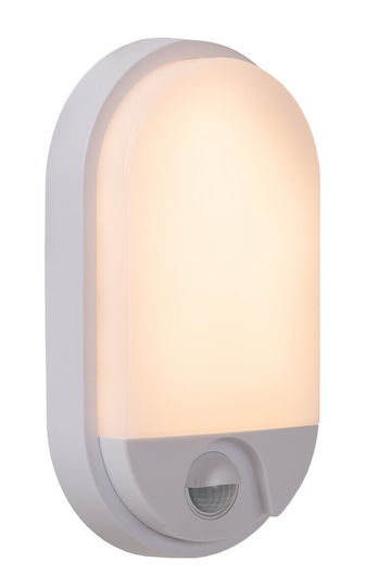 Lucide Lightning Επιτοίχιο Εξωτερικό Φωτιστικό LED IP54 10W με Θερμό Λευκό Φως