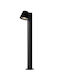 Lucide Lightning Φωτιστικό Κολωνάκι Εξωτερικού Χώρου 4.5W IP44 για Ντουί GU10 Γκρι