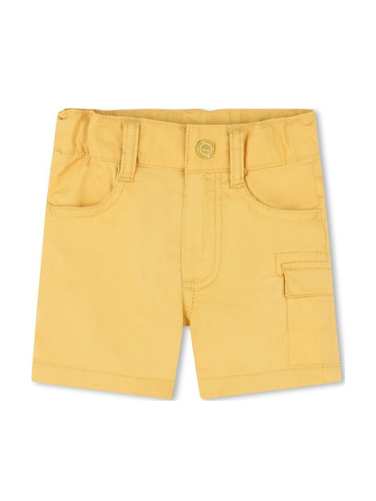 Șort/Salopetă Copii din Material Textil Muștar galben