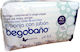 Sponges Impregnated with Hypoallergenic Soap Begobaño®. Disposable. 12x20cm. 40 Pieces.