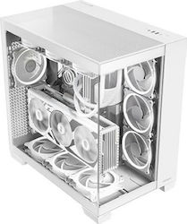 Antec C8 Gaming Full Tower Κουτί Υπολογιστή με Πλαϊνό Παράθυρο Λευκό