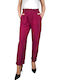 Remix Women's Fabric Trousers Fuchsia