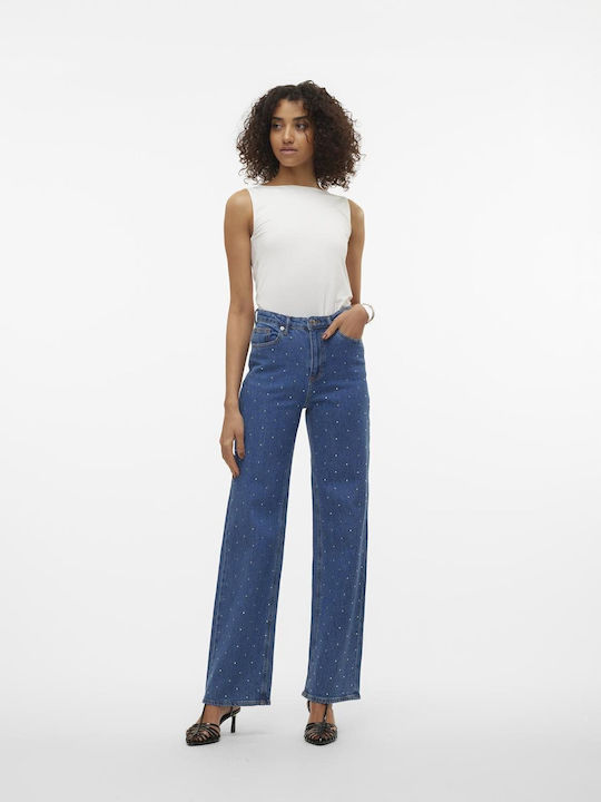 Vero Moda High Waist Women's Jean Trousers in Loose Fit