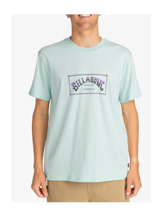 Billabong Arch T-shirt Bărbătesc cu Mânecă Scurtă Albastru deschis