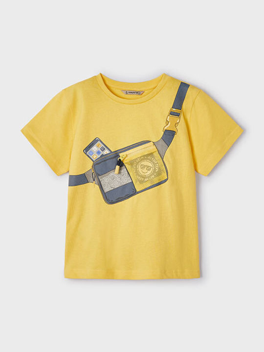 Mayoral Kids' T-shirt Yellow