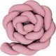 Baby Star Crib Bumpers Braided Inside Pink 19x200cm