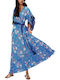 Diane Von Furstenberg Maxi Φόρεμα Celestial Batik/batik Bands Bu