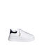 Plato Femei Sneakers White / Silver