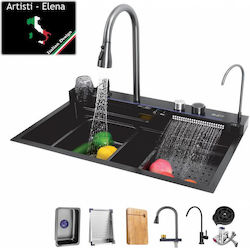 Aristi-Elena AB7546 Drop-In Inox Μ75xΠ46cm Silver