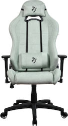 Arozzi Gaming Chair with Adjustable Arms Pearl Green