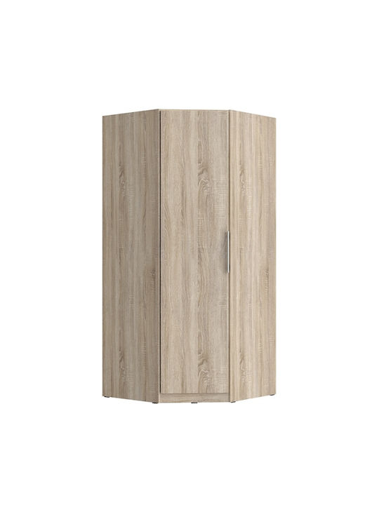 Ντουλάπα Ρούχων Γωνιακή Sonoma Oak 100.9x94.2x212.9cm