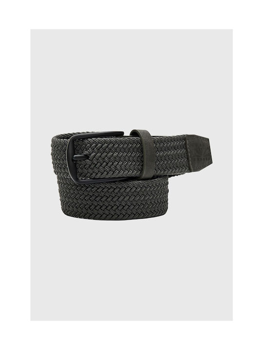 Funky Buddha Men's Belt Gray