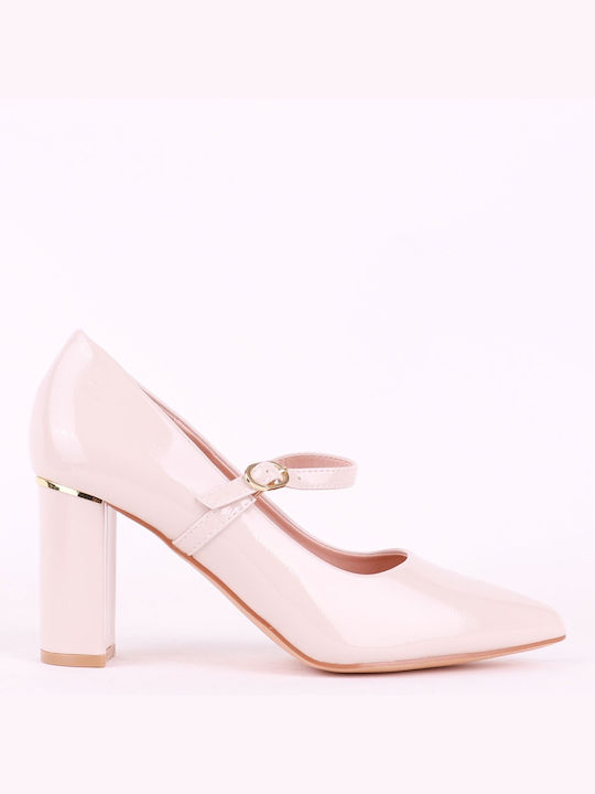 Alta Moda Beige Heels with Strap