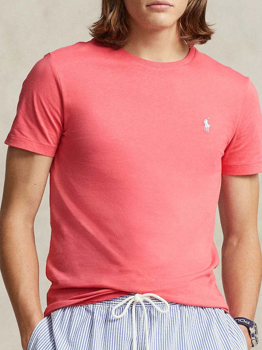 Ralph Lauren Men's Short Sleeve T-shirt Lightred