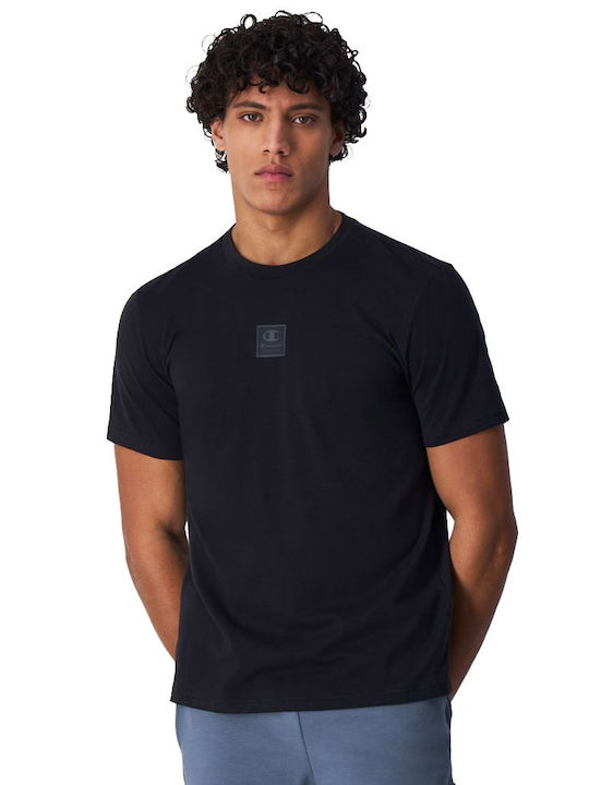 Champion Herren T-Shirt Kurzarm Schwarz