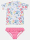 Alouette Kinder Badeanzug Bademoden-Set White