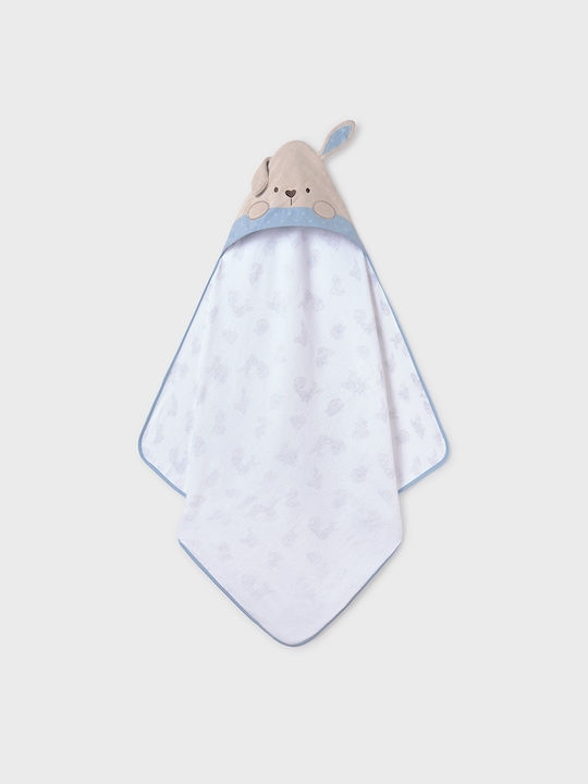 Mayoral Hooded Baby Bath Towel Blue