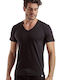 Men's Undershirt Short-sleeved Black