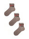FILA Plain Μονόχρωμες Κάλτσες Γκρι 3Pack