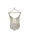 Oriana Fabric Swing White L130xW50xH100cm