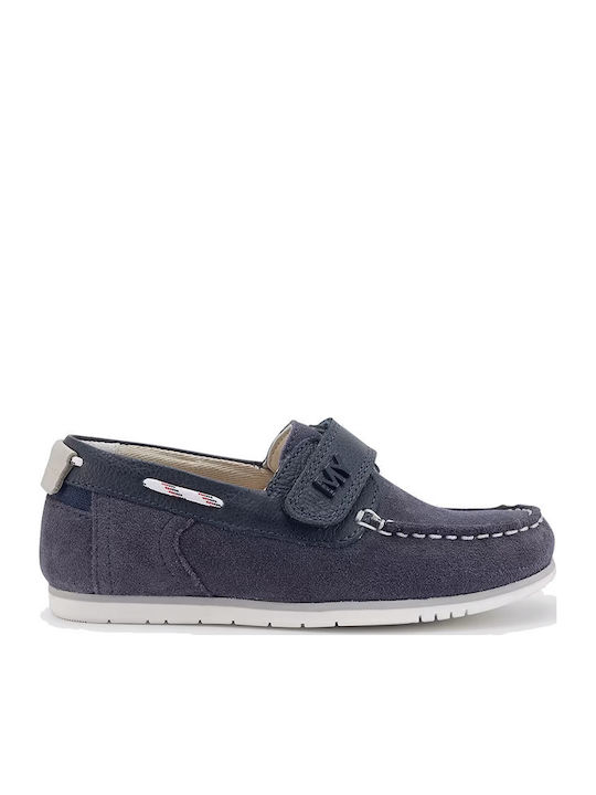 Suede Παιδικά Μοκασίνια Navy Μπλε