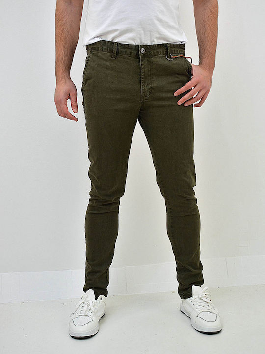 Beltipo Men's Trousers Chino Khaki