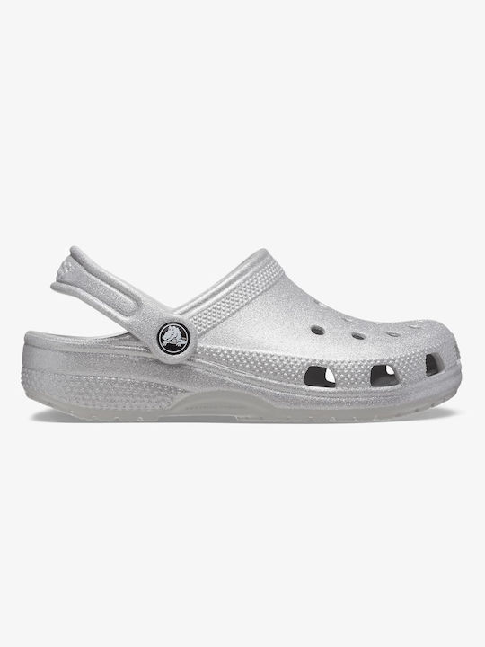 Crocs Classic Glitter Clog T Copii Saboți de Pl...