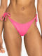 Cheeky Bikini Slip mit Schnürchen Rosa