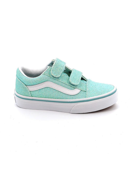 Vans Παιδικά Sneakers Casual Glitter Pastel Blue
