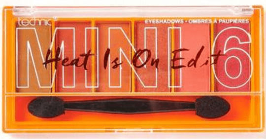 Technic Eyeshadow Pressed Pigment Παλέτα Σκιών Με 6 Αποχρώσεις Heat Is On Edit