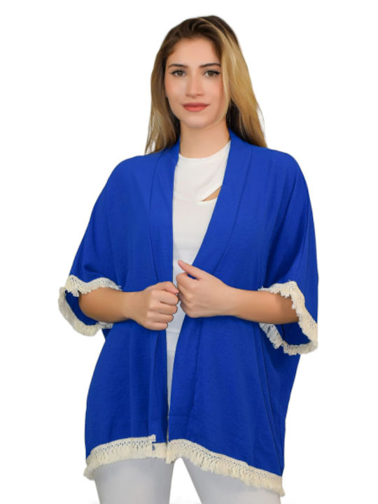 Morena Spain Damen Kimono Blau