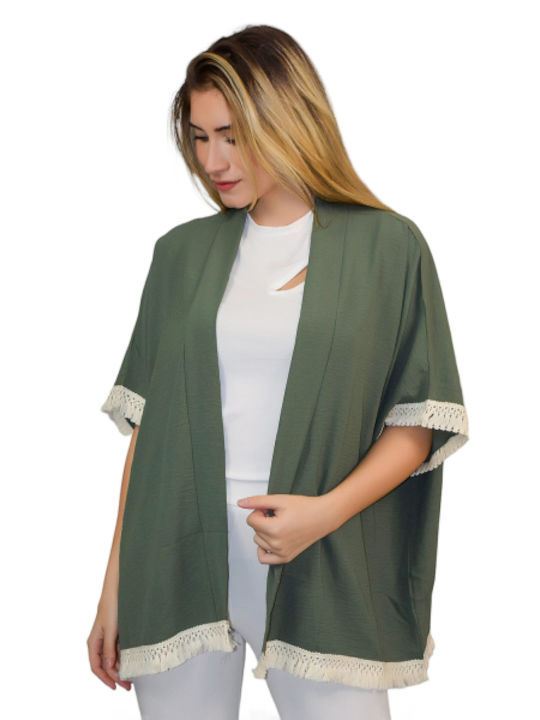 Morena Spain Damen Kimono Khaki