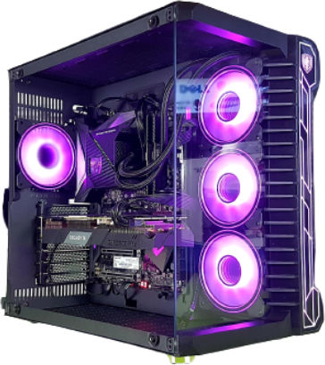 Vengeance Unity-V33 Gaming Desktop PC (Ryzen 5-5500/32GB DDR4/1TB SSD/Radeon RX 7600 XT/No OS)