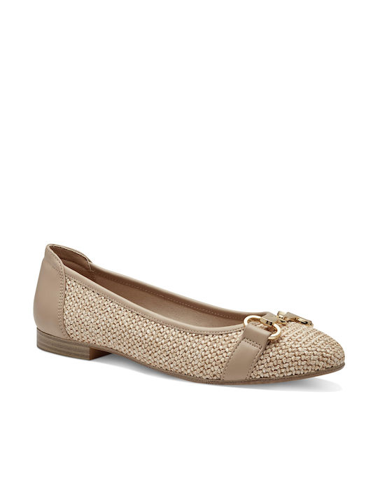 Tamaris Damen Ballerinas in Braun Farbe