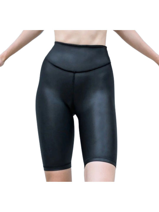 Lismina Frauen Fahrrad Leggings Schwarz