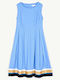 Cuca Midi Kleid Hellblau