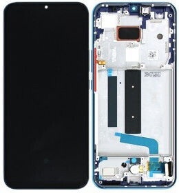 Xiaomi Οθόνη mit Touch-Mechanismus und Rahmen für Xiaomi Redmi Note 10 Lite (Blau)