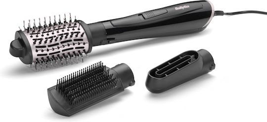 Babyliss Style Smooth 1000 Ceramic Electric Brush with Air for Straightening and Curls 1000W