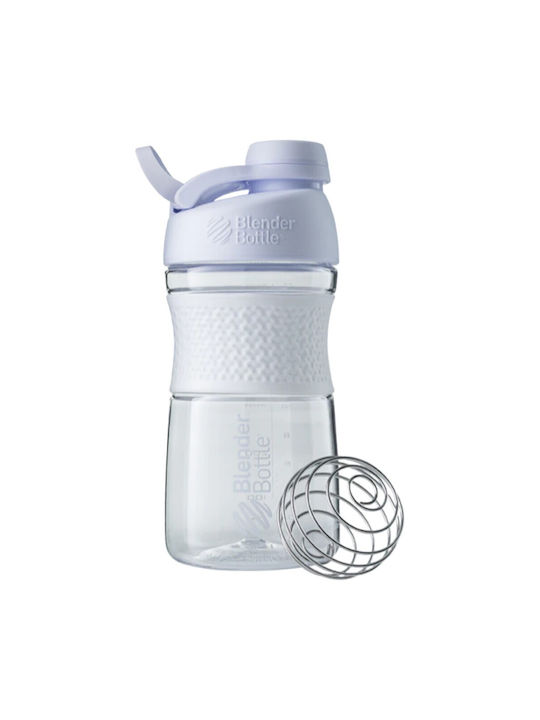 Blender Bottle Sportmixer Shaker Πρωτεΐνης 590ml Πλαστικό Λευκό