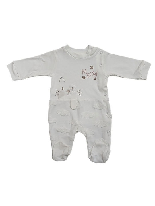 Babybal Set Baby Strampler White