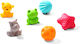 Babyono Sensory Animal Toys Silicone for 6+ Months