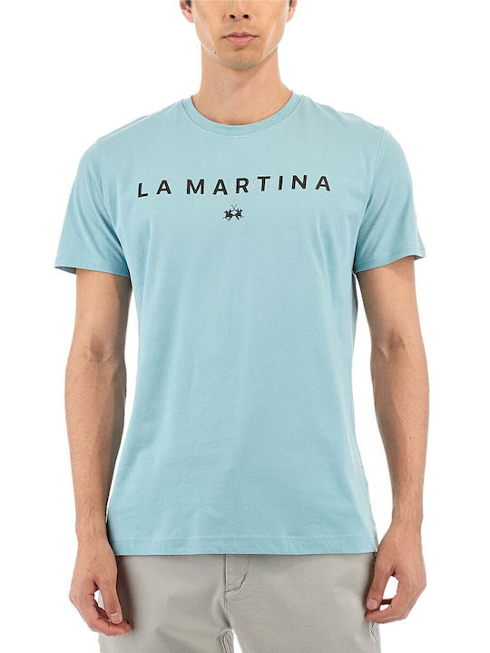 La Martina Herren T-Shirt Kurzarm Aquifer
