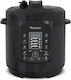 Turbotronic Multi-Function Cooker 6lt 1000W Black