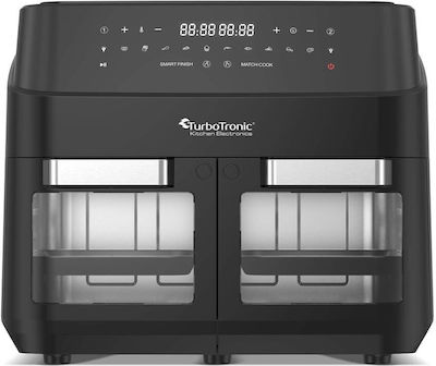 Turbotronic Multifunktionskocher 2400W mit Kapazität 12Es Schwarzer