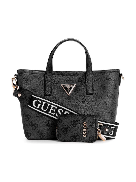 Guess Γυναικεία Τσάντα Tote Χειρός Γκρι