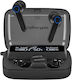 Kruger & Matz M19 Earbud Bluetooth Handsfree Ακουστικά με Θήκη Φόρτισης Μαύρα