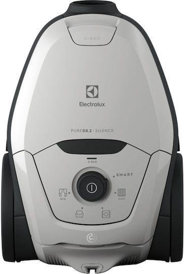 Electrolux Pure D8 Ηλεκτρική Σκούπα 500W με Σακούλα 3.5lt Γκρι