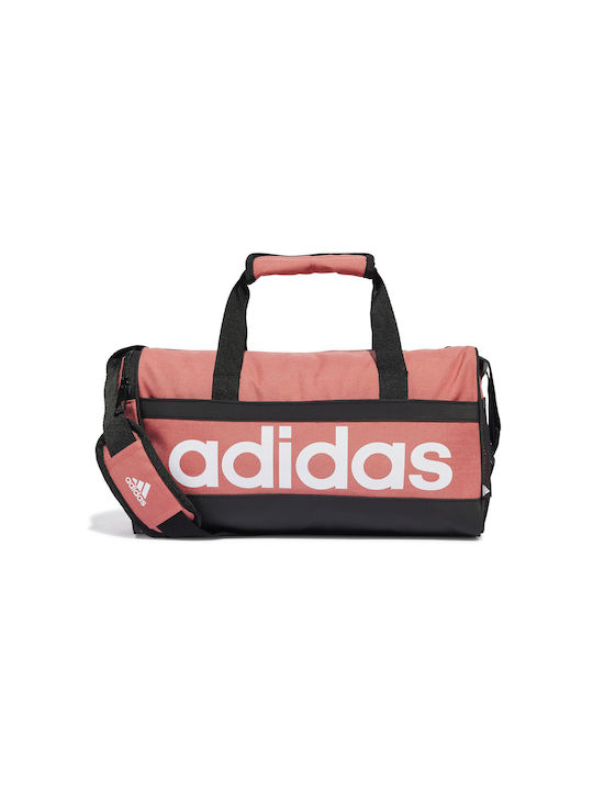Adidas Linear Duffel IR9826 Τσάντα Ώμου για Γυμναστήριο Ροζ