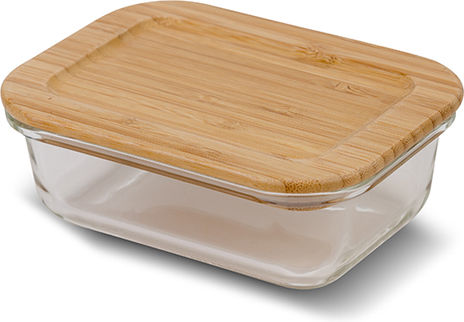Nava Microwave Glass Lunch Box Transparent 1500ml