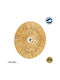 GloboStar Colombo Leuchte Wand mit Fassung E27 Beige 40x9cm